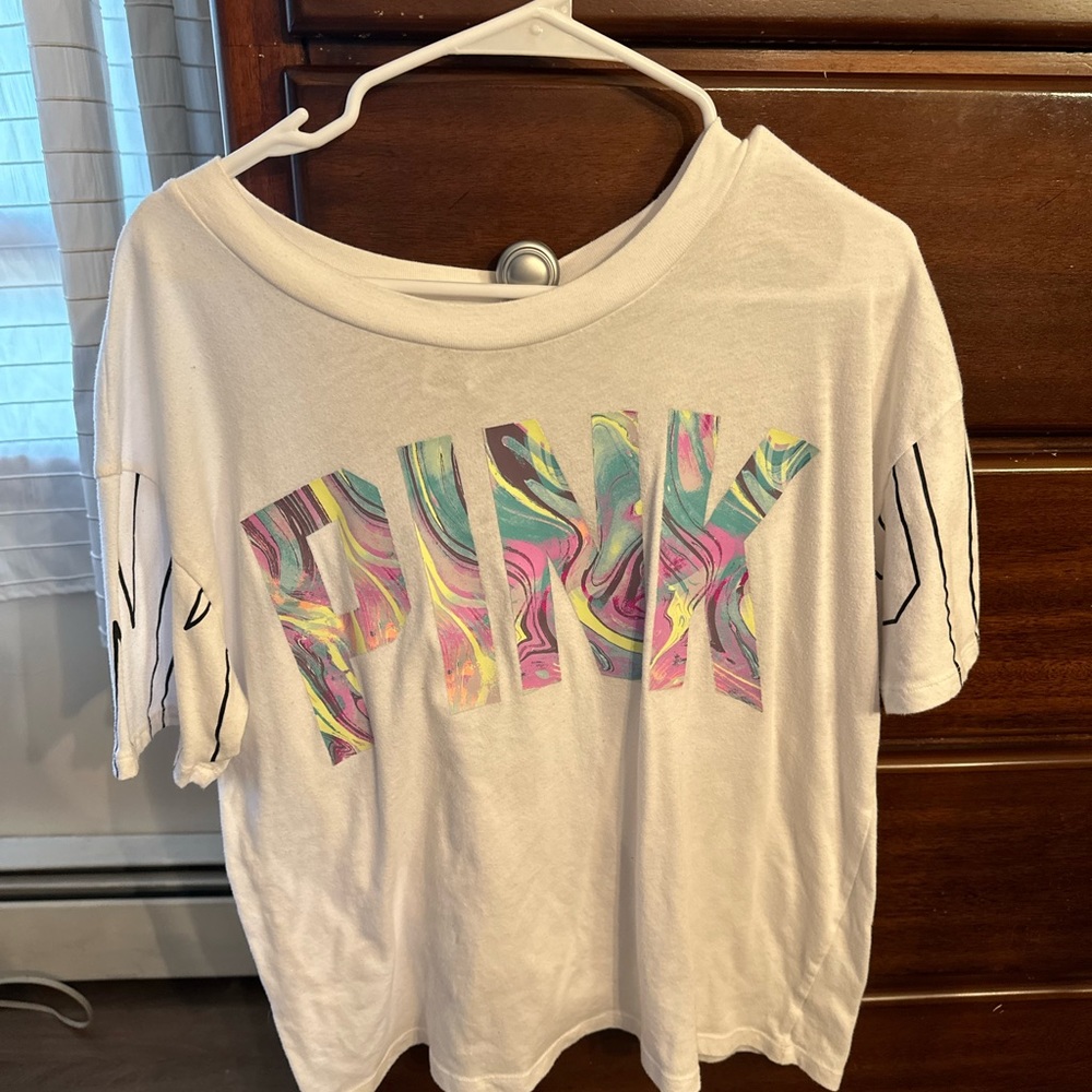 PINK short sleeve, size medium
